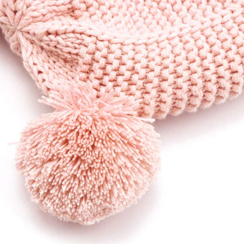 Paladoo Baby Beanie Hat Warm Fleece Lining 0-6 Months Winter Pink - Image 3